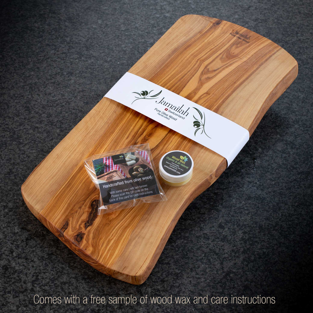 Rustic Charcuterie Board LARGE 16' Olive Wood NO BARK - Premium Cutting Board from MEDITERRANEAN INSPIRED HOME DECOR & LIFESTYLE PRODUCTS - Just $56! Shop now at Pat's Monograms