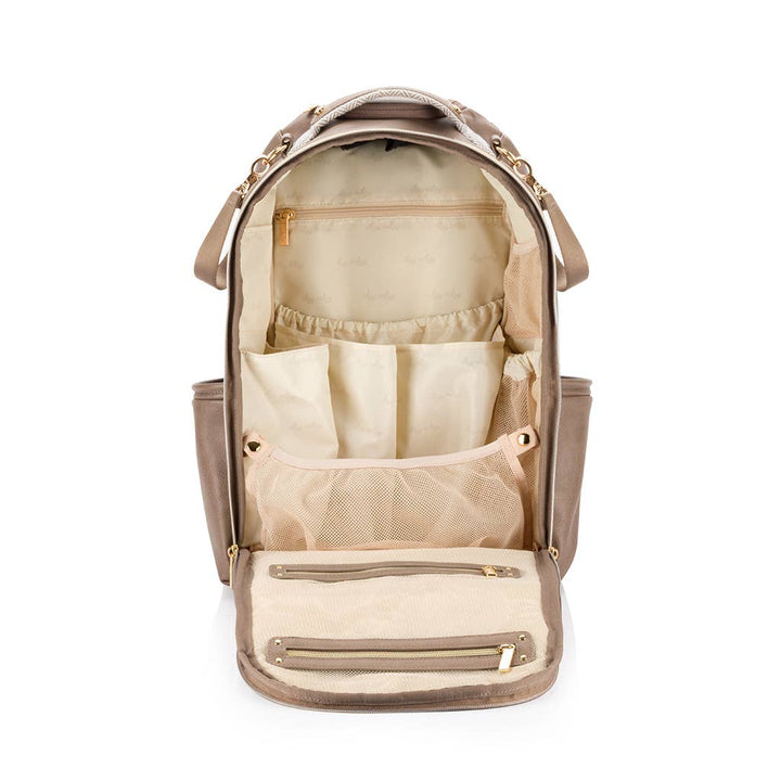 Vanilla Latte Boss Plus™ Backpack Diaper Bag - Premium diaper bag from Itzy Ritzy - Just $189.95! Shop now at Pat's Monograms