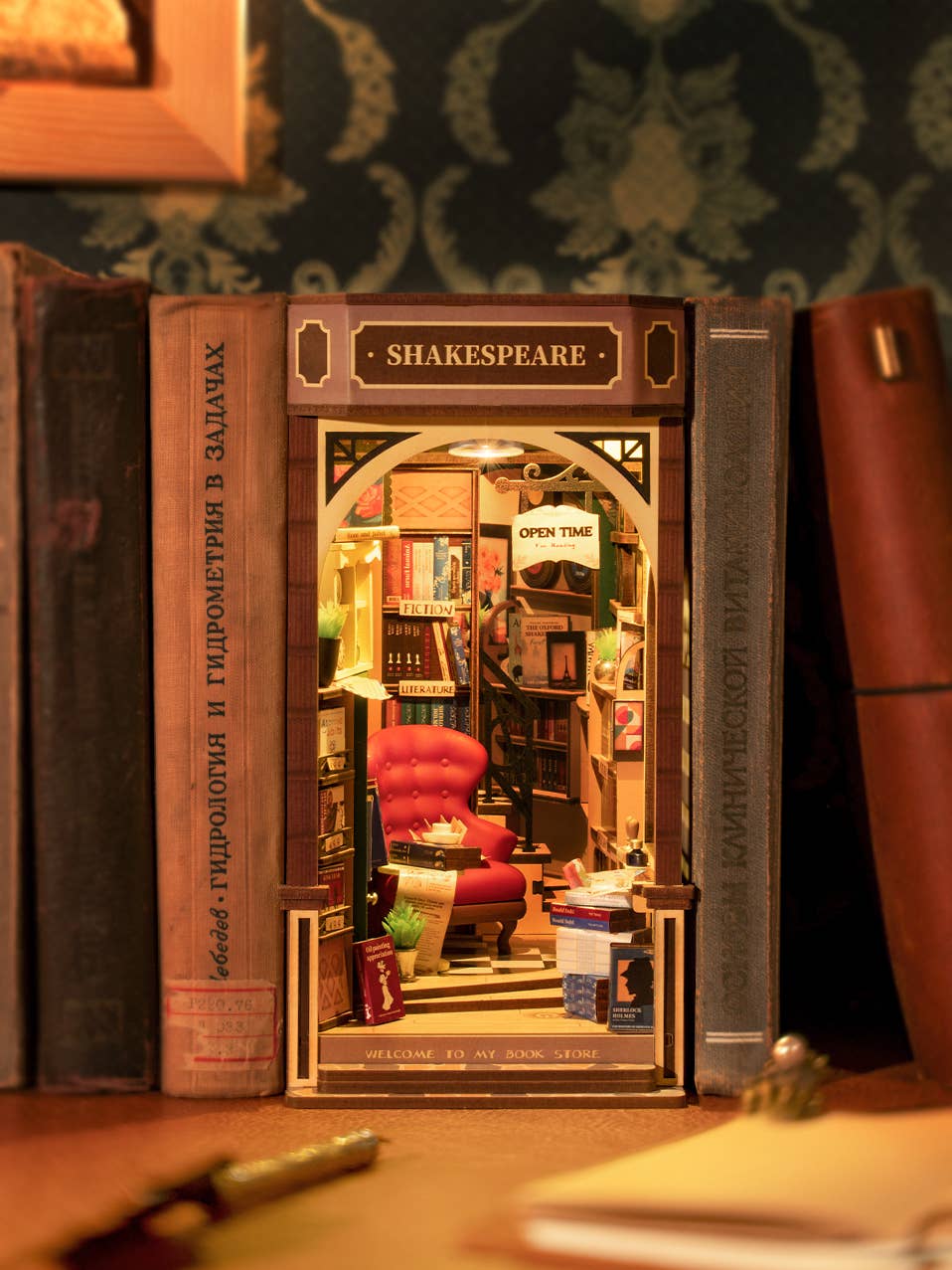 Rolife Bookstore DIY Book Nook Kit - Premium gift item from Magnote - Just $42.95! Shop now at Pat's Monograms