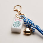 Mahjong Keychain | Heart Charm & Rope — Frem