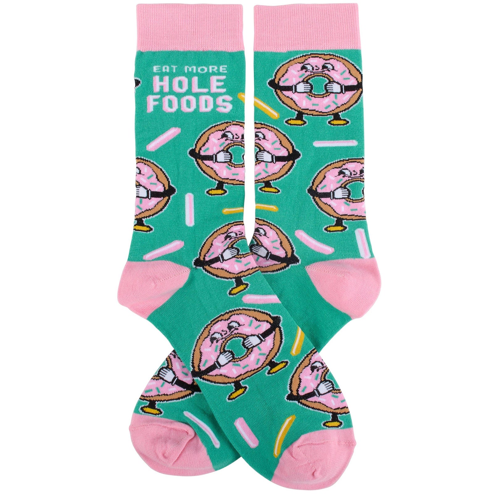 Eat More Hole Foods Socks - Premium Socks from Primitives by Kathy - Just $11.50! Shop now at Pat's Monograms