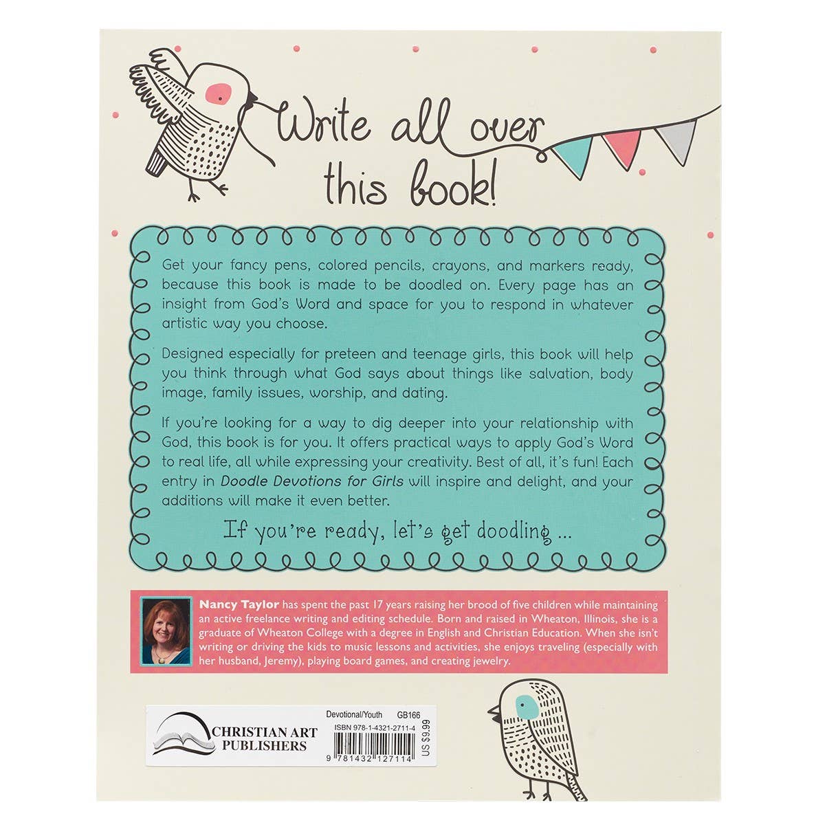 Doodle Devotions for Girls - Premium Books and Devotionals from Christian Art Gifts - Just $9.99! Shop now at Pat's Monograms