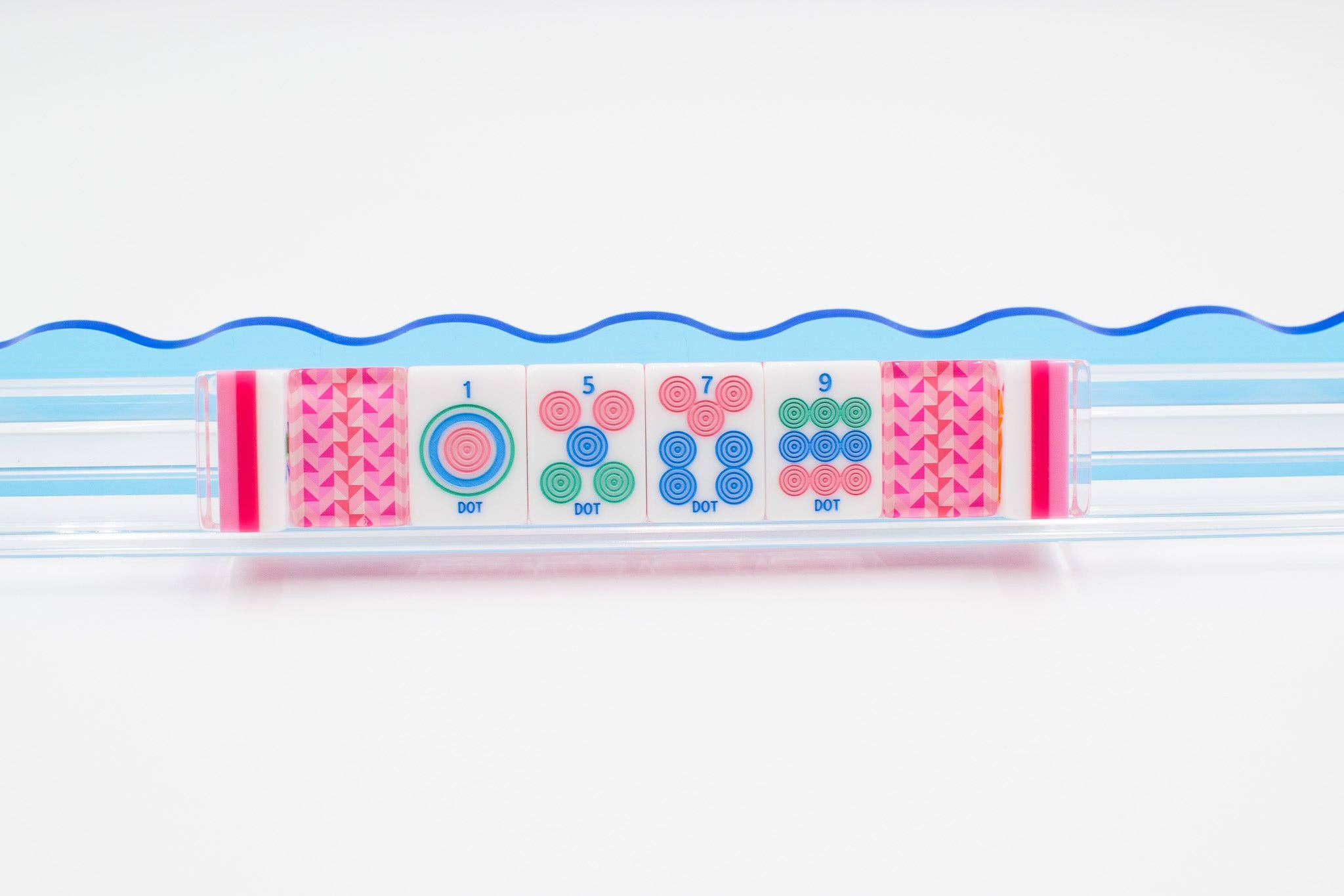 Crystal Prism Pink | Mahjong with Bold Angles and Vibrant Vibes - Premium Mahjong from My Fair Mahjong - Just $365! Shop now at Pat's Monograms