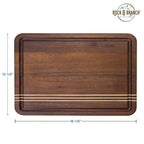 Rock & Branch® Acacia Wood Cutting Board with Juice Groove - Premium Cutting Board from Totally Bamboo - Just $46.95! Shop now at Pat's Monograms