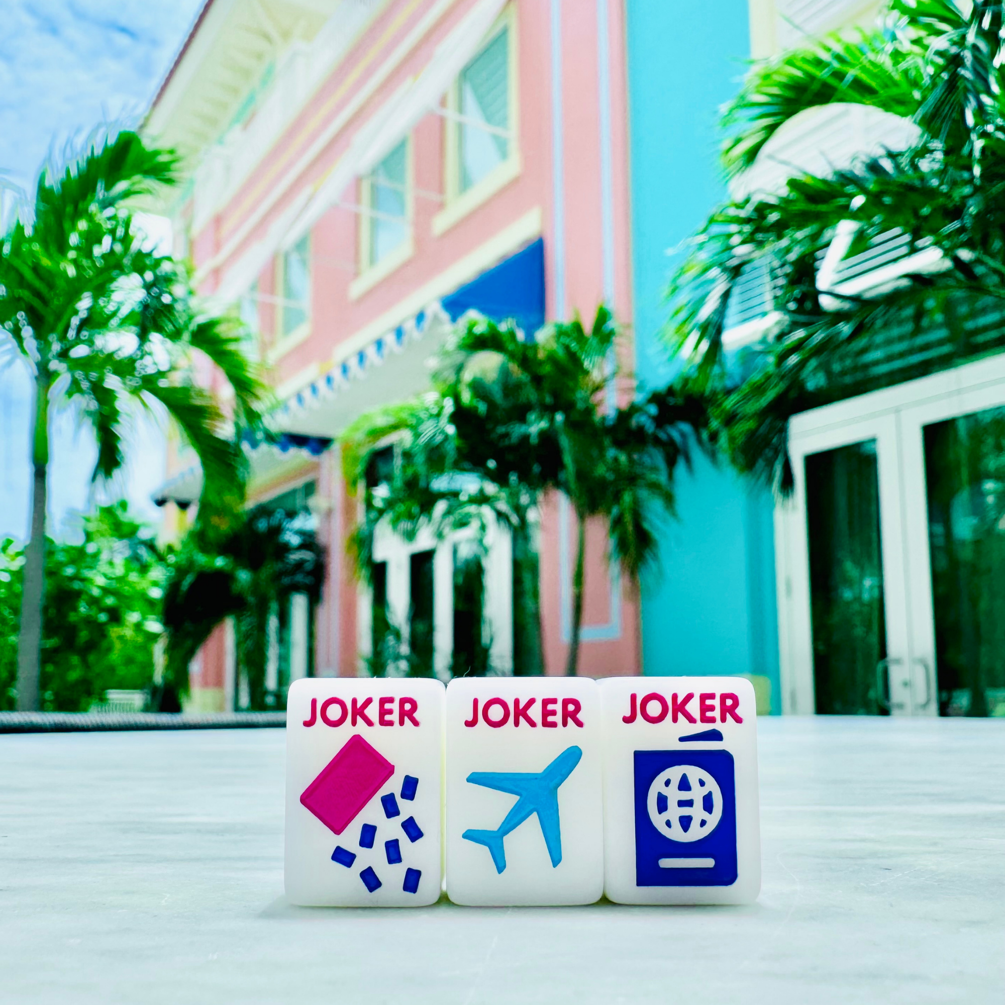 MINI TRAVEL MAHJONG  |  Mini Anywhere Series  |  White - Premium Mahjong from My Fair Mahjong - Just $195.95! Shop now at Pat's Monograms