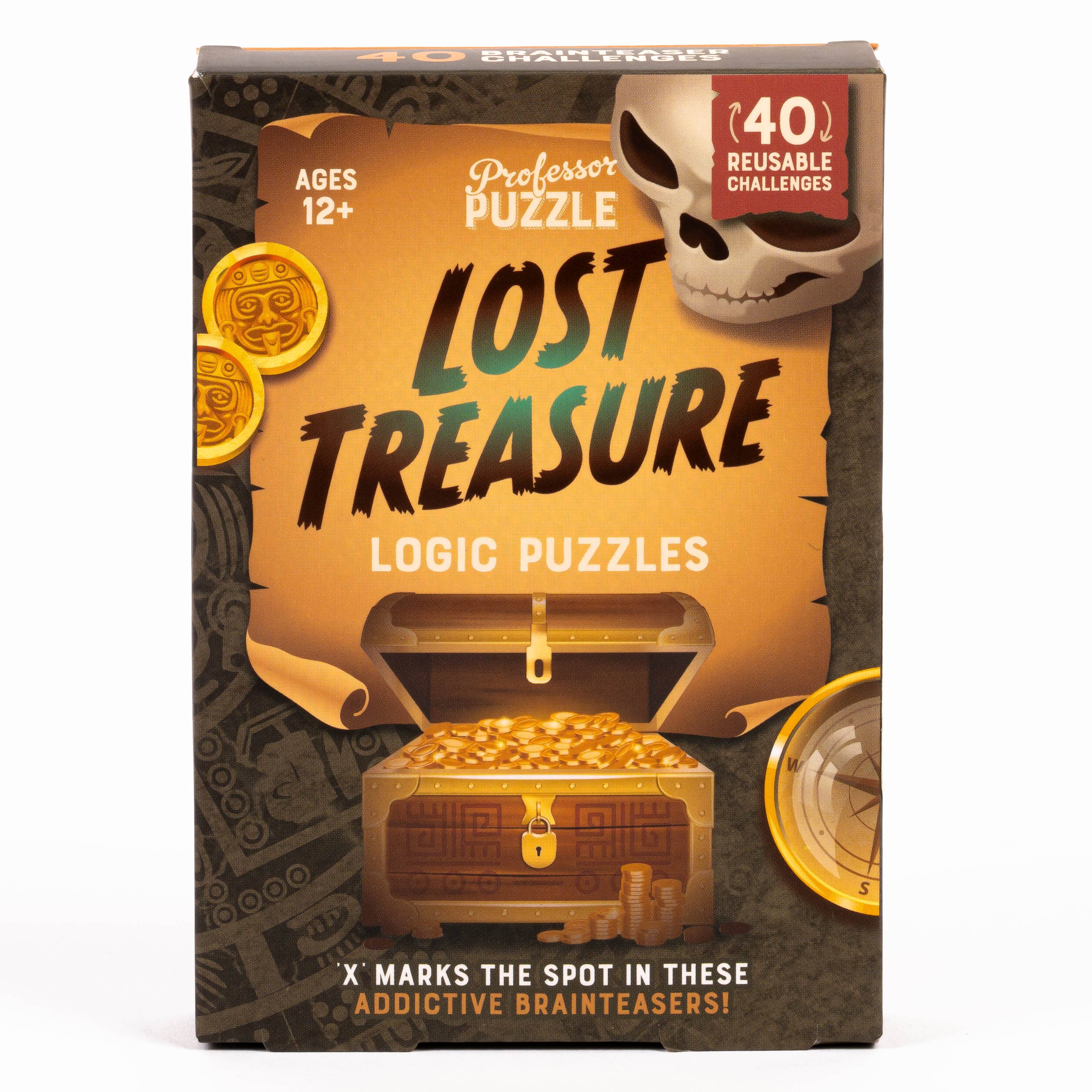Lost Treasure Logic Puzzles - Premium gift item from Professor Puzzle USA, Inc. - Just $7.95! Shop now at Pat's Monograms