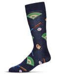 Men's Baseball Bamboo Crew Socks - Premium Socks from Infinity Classics International Inc. - Just $11.95! Shop now at Pat's Monograms
