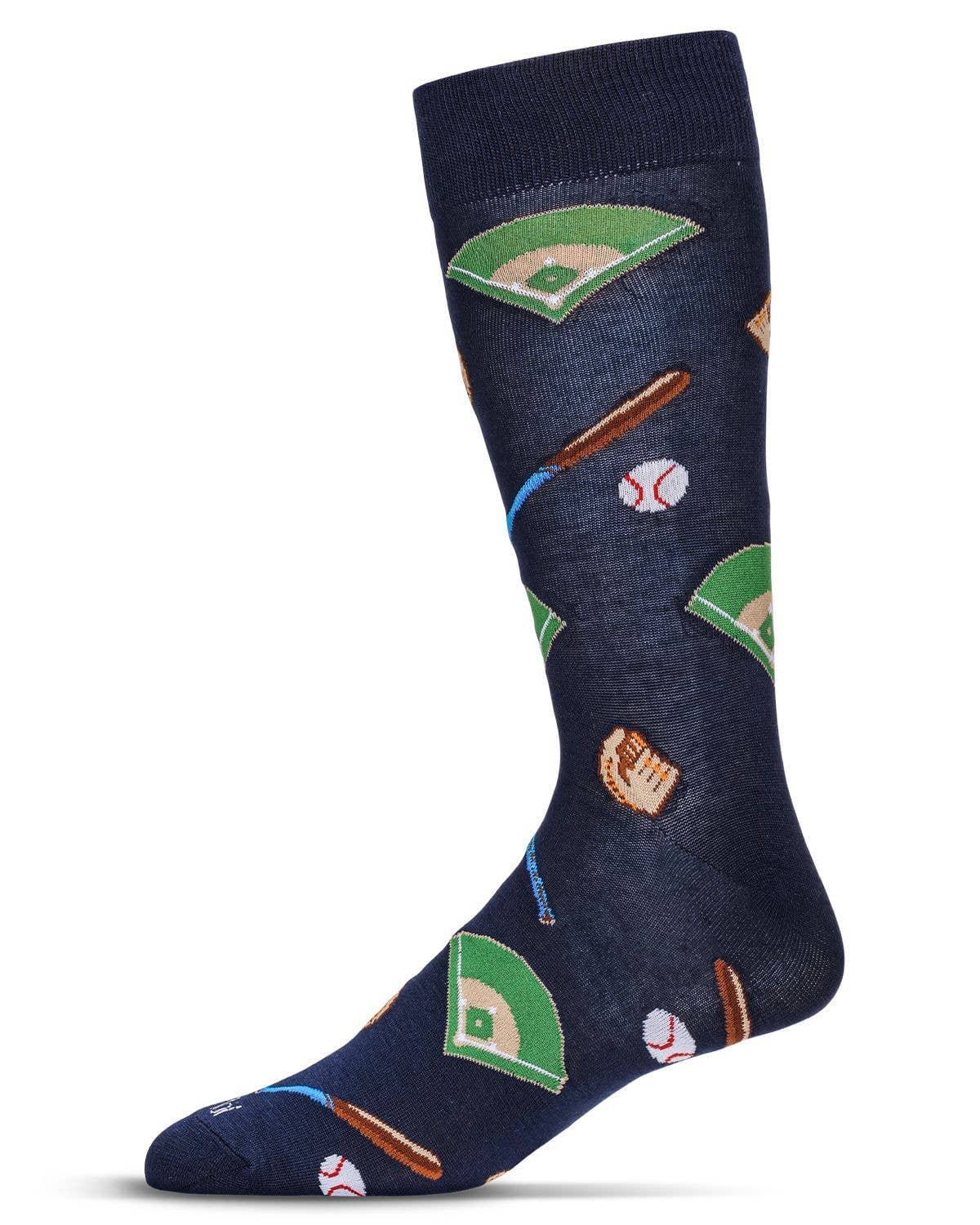 Men's Baseball Bamboo Crew Socks - Premium Socks from Infinity Classics International Inc. - Just $11.95! Shop now at Pat's Monograms