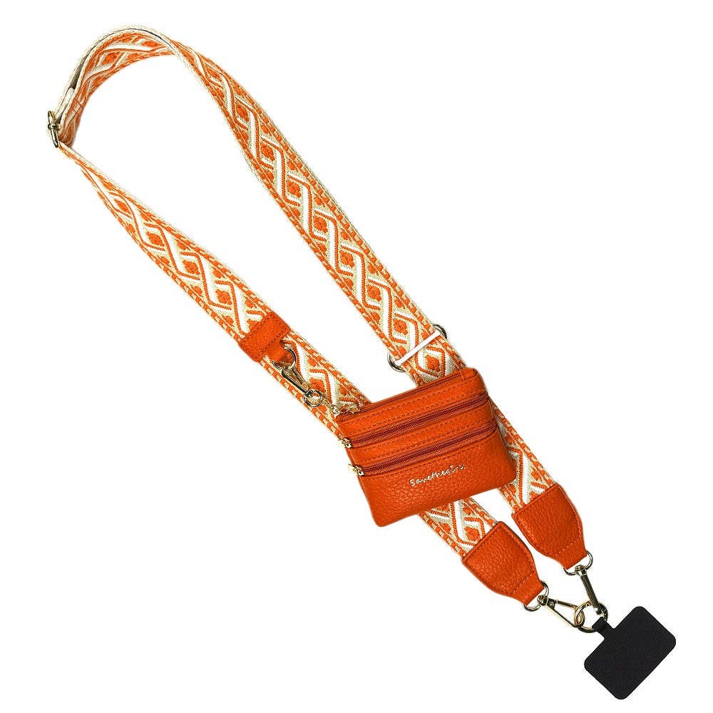 Clip & Go Strap w/Zippered Pouch - Premium phone accessories from Save The Girls - Just $31.95! Shop now at Pat's Monograms