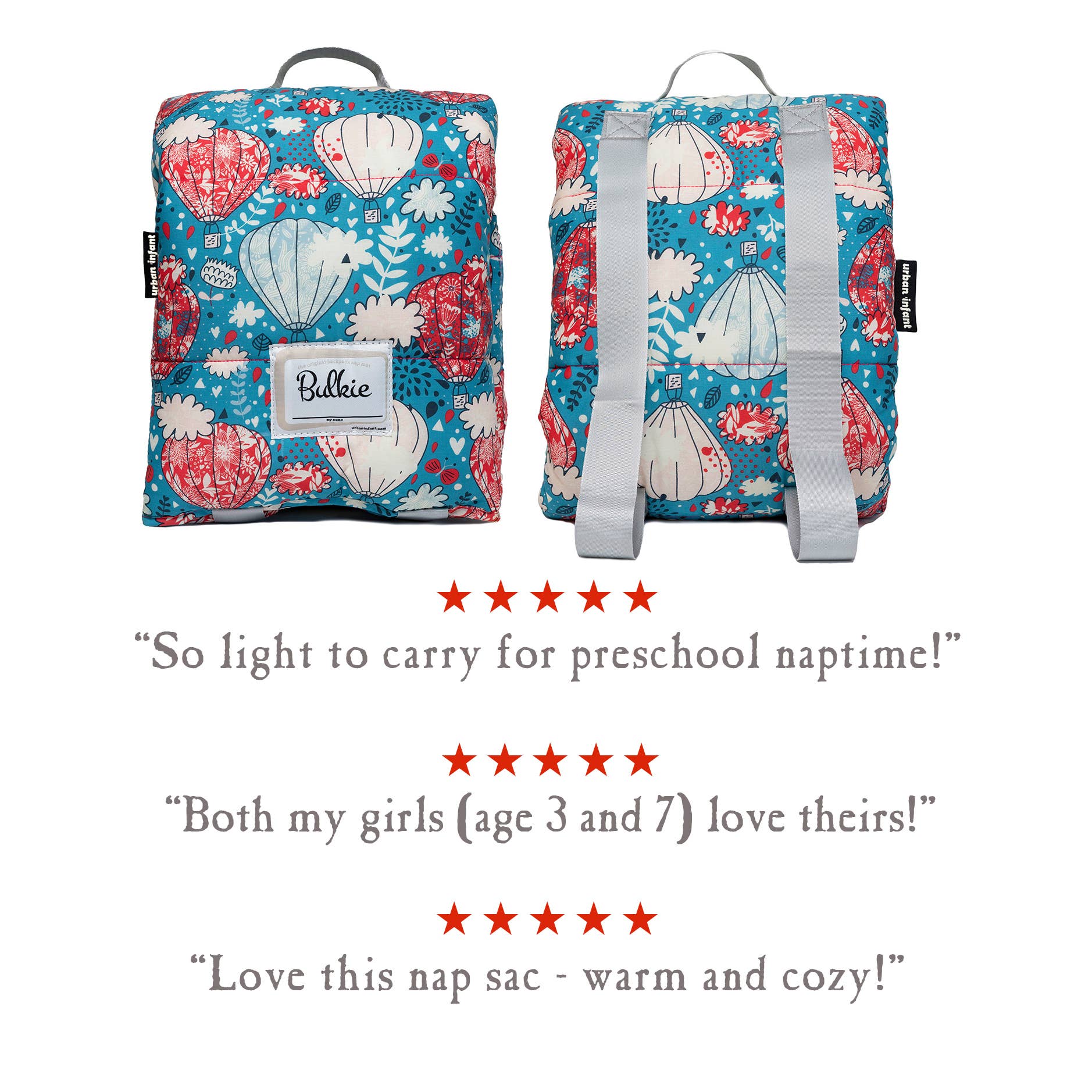 Kids Toddler Nap Mat Sleep Mat - Balloons Bulkie™ - Premium Napmat from Urban Infant - Just $69.95! Shop now at Pat's Monograms