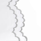 Double Scallop Embroidered Percale Euro Sham Pair - Premium Home Textiles from Mélange Home - Just $48.95! Shop now at Pat's Monograms