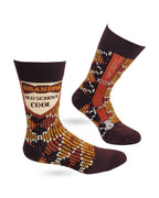 Grandpa Old School Cool Men's Novelty Crew Socks - Premium socks from Fabdaz - Just $11.95! Shop now at Pat's Monograms