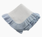 Nap Time Cotton Blanket RUFFLE Edge - Baby Quilt Blanket - Premium Baby Blanket from Zsa Zsa & LoLLi Monogram Blanks - Just $39.95! Shop now at Pat's Monograms