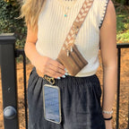 Clip & Go Strap w/Zippered Pouch Chevron - Premium Accessories from Save The Girls - Just $31.95! Shop now at Pat's Monograms