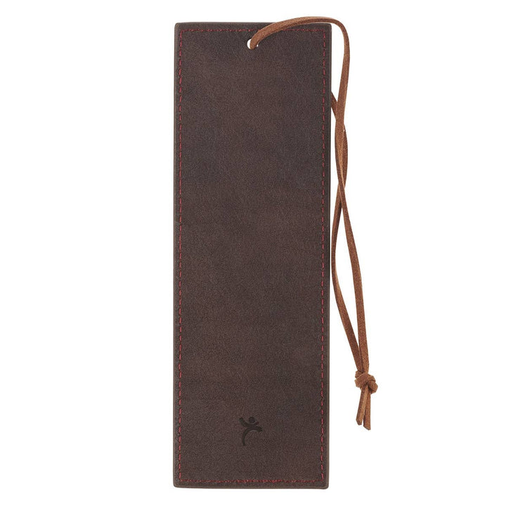 Bookmark Faux Leather Brown Man of God 1 Tim. 6:11 - Premium bookmarks from Christian Art Gifts - Just $5.25! Shop now at Pat's Monograms