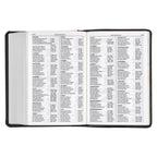 KJV Bible Compact LP Faux Leather, Black - Premium Bible from Christian Art Gifts - Just $24.99! Shop now at Pat's Monograms