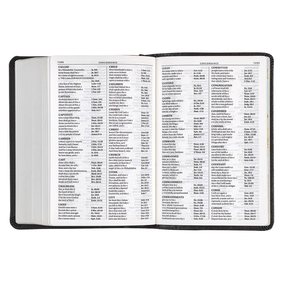 KJV Bible Compact LP Faux Leather, Black - Premium Bible from Christian Art Gifts - Just $24.99! Shop now at Pat's Monograms