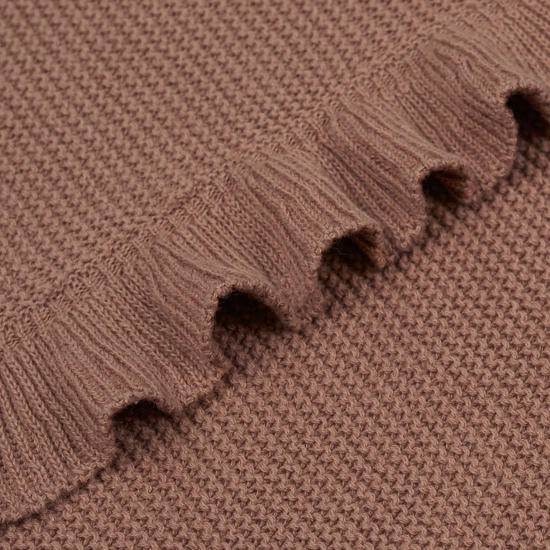 Ruffled Knit Baby Blanket - 100% Cotton - Premium Baby Blanket from SwaddleAn - Just $44.95! Shop now at Pat's Monograms