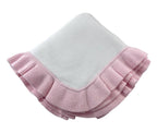 Nap Time Cotton Blanket RUFFLE Edge - Baby Quilt Blanket - Premium Baby Blanket from Zsa Zsa & LoLLi Monogram Blanks - Just $39.95! Shop now at Pat's Monograms