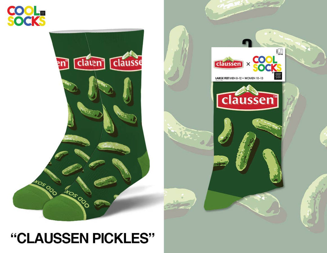 CLAUSSEN PICKLES - Mens - Premium Socks from Cool Socks - Just $13.95! Shop now at Pat's Monograms
