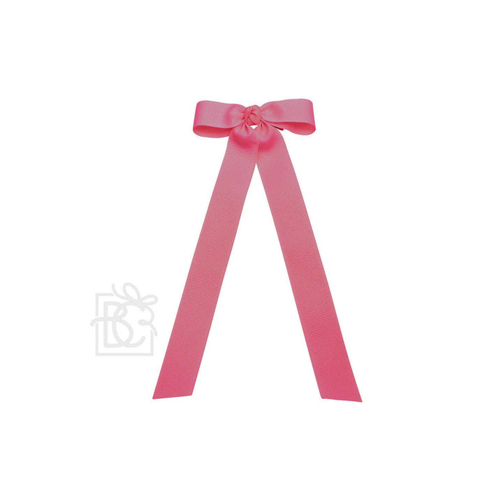 FLAT BOW W/ 7" STREAMERS ON ALLIGATOR CLIP - Premium Hair Bows from Beyond Creations, LLC - Just $9.95! Shop now at Pat's Monograms