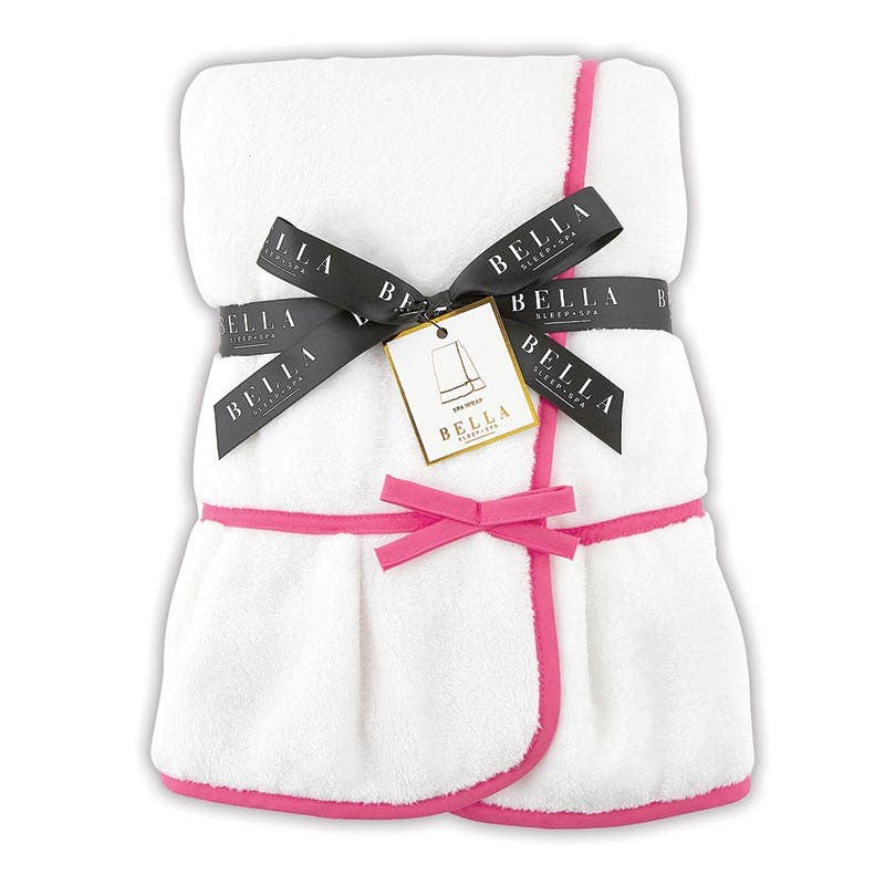 Plush Spa Wrap - Hot Pink - Premium spa wrap from Bella Sleep + Spa - Just $40! Shop now at Pat's Monograms
