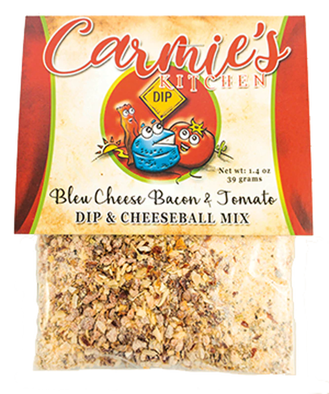 Bleu Cheese Bacon & Tomato Dip Mix - Premium Dips & Spreads from Carmie's Kitchen - Just $4.50! Shop now at Pat's Monograms