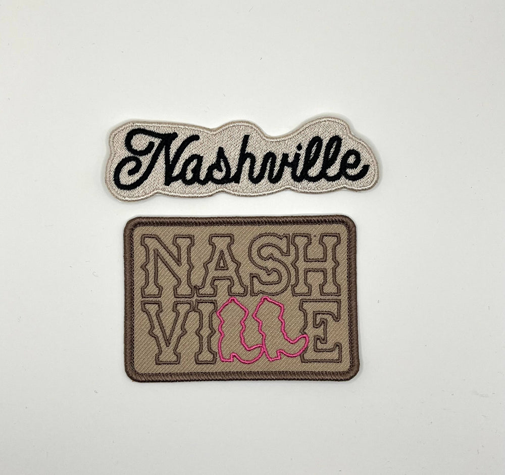 Nashville Themed Patch - Premium hat patch from Fit Stitch Gear - Just $5! Shop now at Pat's Monograms