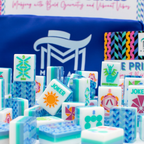 Crystal Prism Blue | Mahjong with Bold Angles and Vibrant Vibes - Premium Mahjong from My Fair Mahjong - Just $365! Shop now at Pat's Monograms