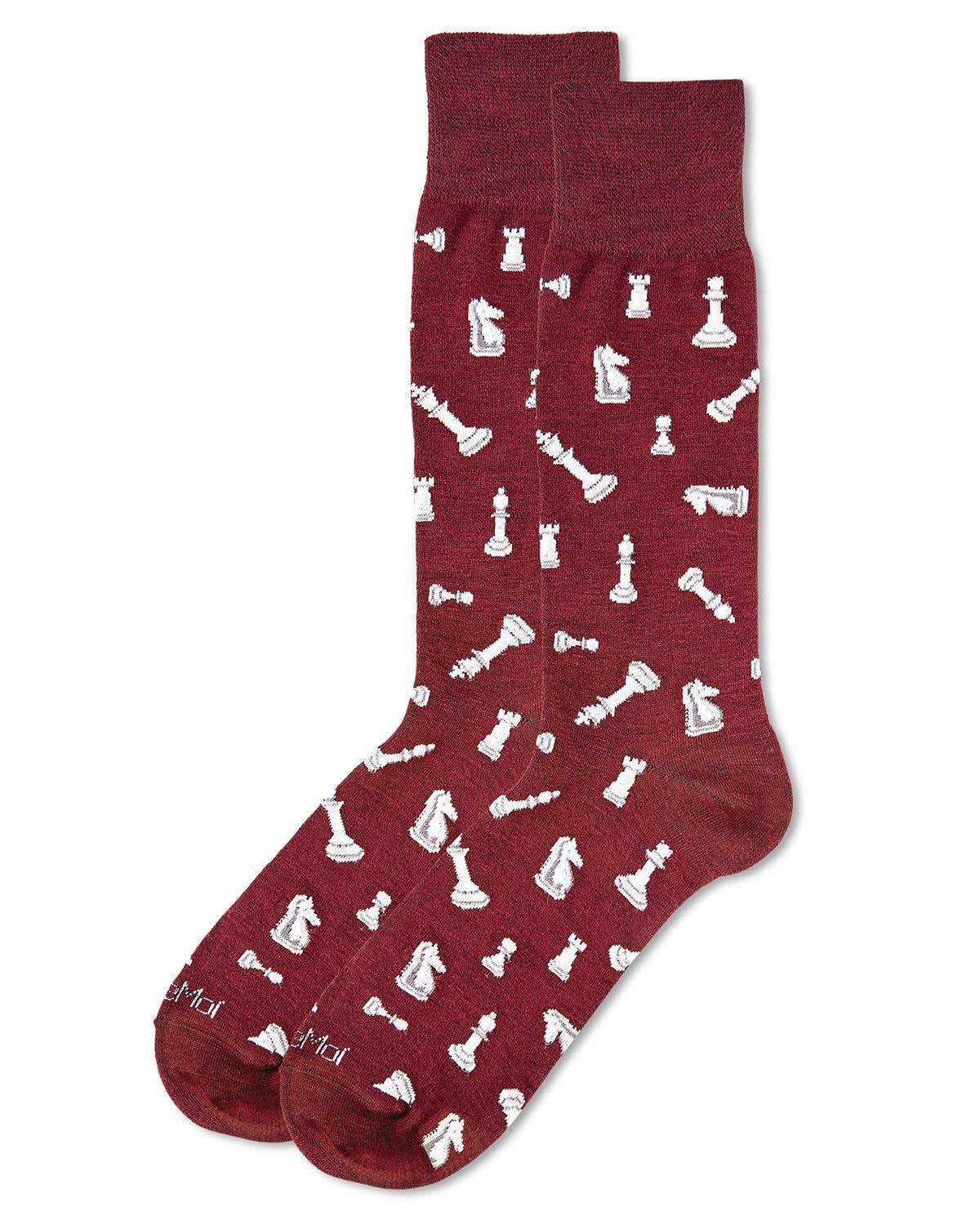 Checkmate Men's Crew Socks - Premium Socks from Infinity Classics International Inc. - Just $11.95! Shop now at Pat's Monograms