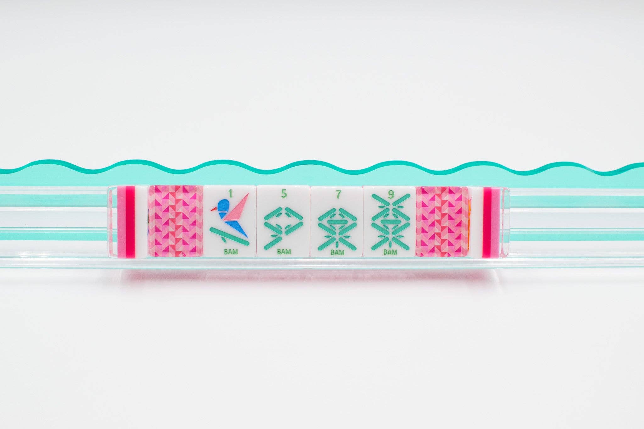 Crystal Prism Pink | Mahjong with Bold Angles and Vibrant Vibes - Premium Mahjong from My Fair Mahjong - Just $365! Shop now at Pat's Monograms