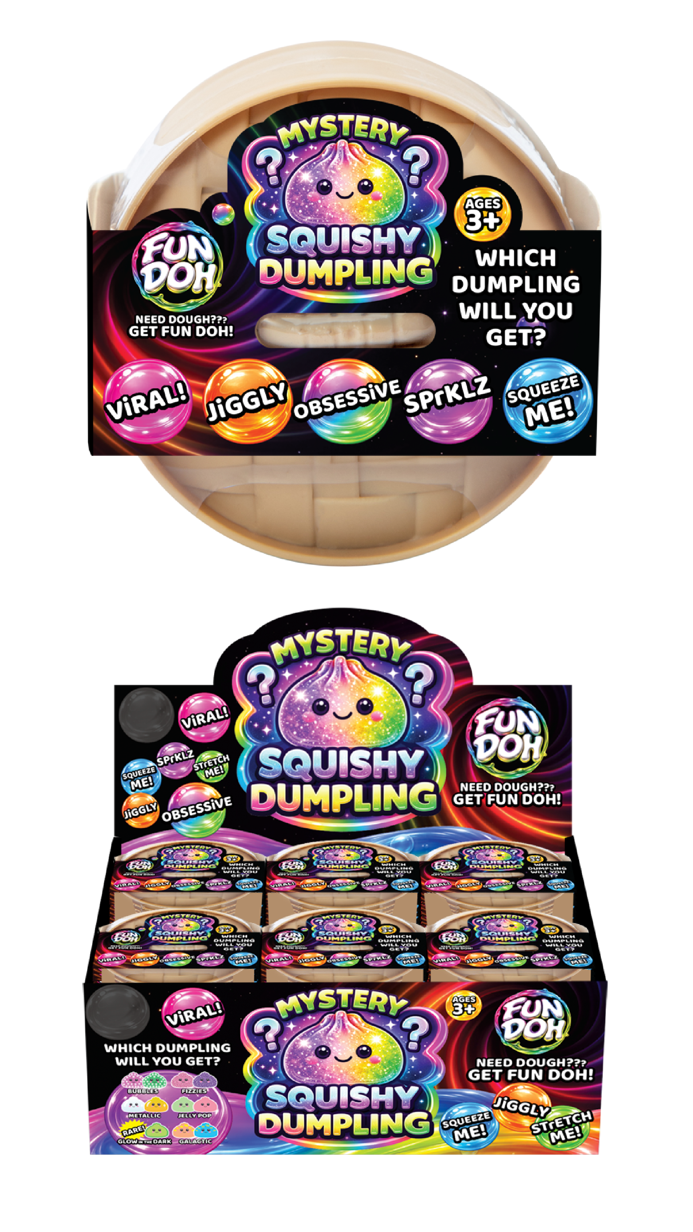 4" Mystery Squishy Dumpling - Premium novelty from Novelty Brands - Just $11.95! Shop now at Pat's Monograms