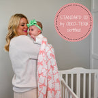 Beautiful Bows Baby Swaddle Blanket - Premium Swaddle from LollyBanks - Just $19.95! Shop now at Pat's Monograms