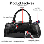 Wine Clutch | Wine Purse Croc Design - Premium Accessories from Primeware Inc. - Just $29.95! Shop now at Pat's Monograms