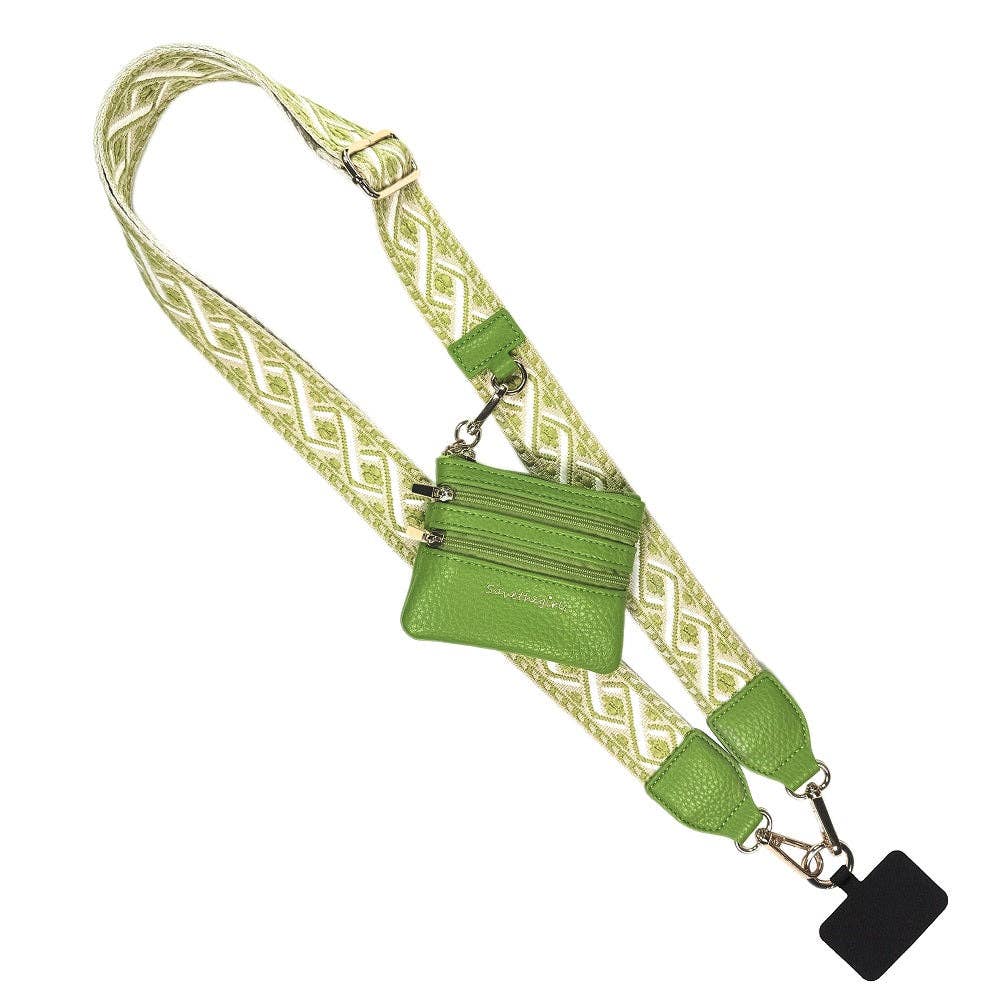 Clip & Go Strap w/Zippered Pouch - Premium phone accessories from Save The Girls - Just $31.95! Shop now at Pat's Monograms