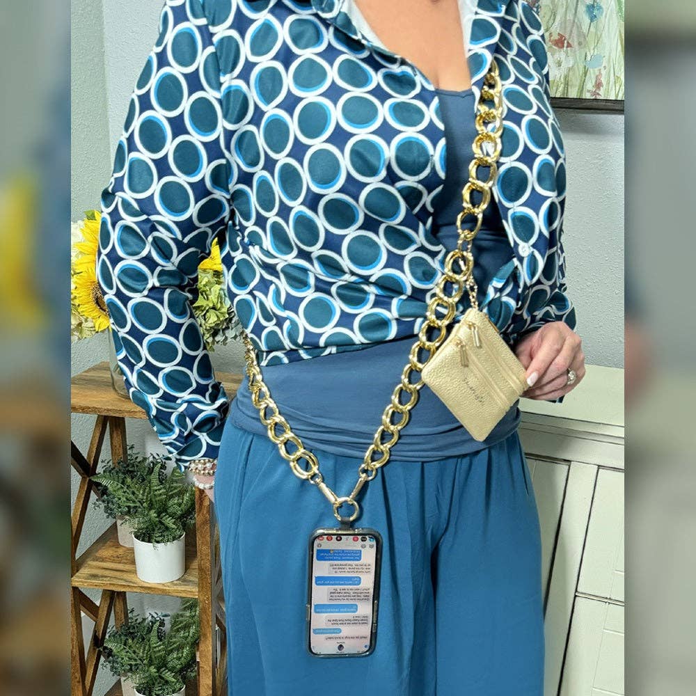 Clip & Go Double Link Chain w/Pouch - Premium Accessories from Save The Girls - Just $34.95! Shop now at Pat's Monograms