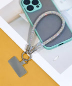 KEYCHAIN RHINESTONE WRIST STRAP PHONE HOLDER - Premium Accessories from DESHENG ENTERPRISE - Just $10.95! Shop now at Pat's Monograms
