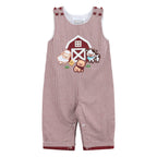 Red and Cream Gingham Farm Longalls — Lil Cactus