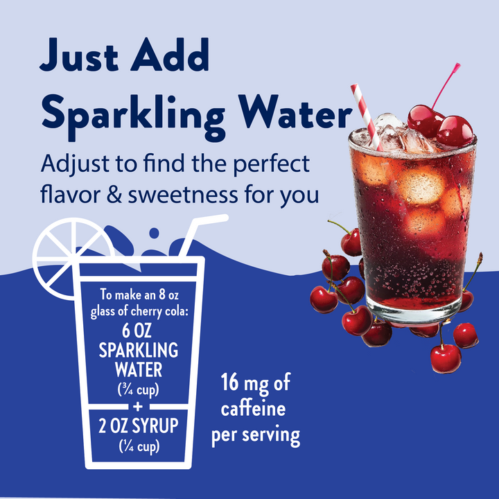 Sugar Free Cherry Cola Syrup - Premium drink mix from Jordan's Skinny Mixes - Just $9.59! Shop now at Pat's Monograms