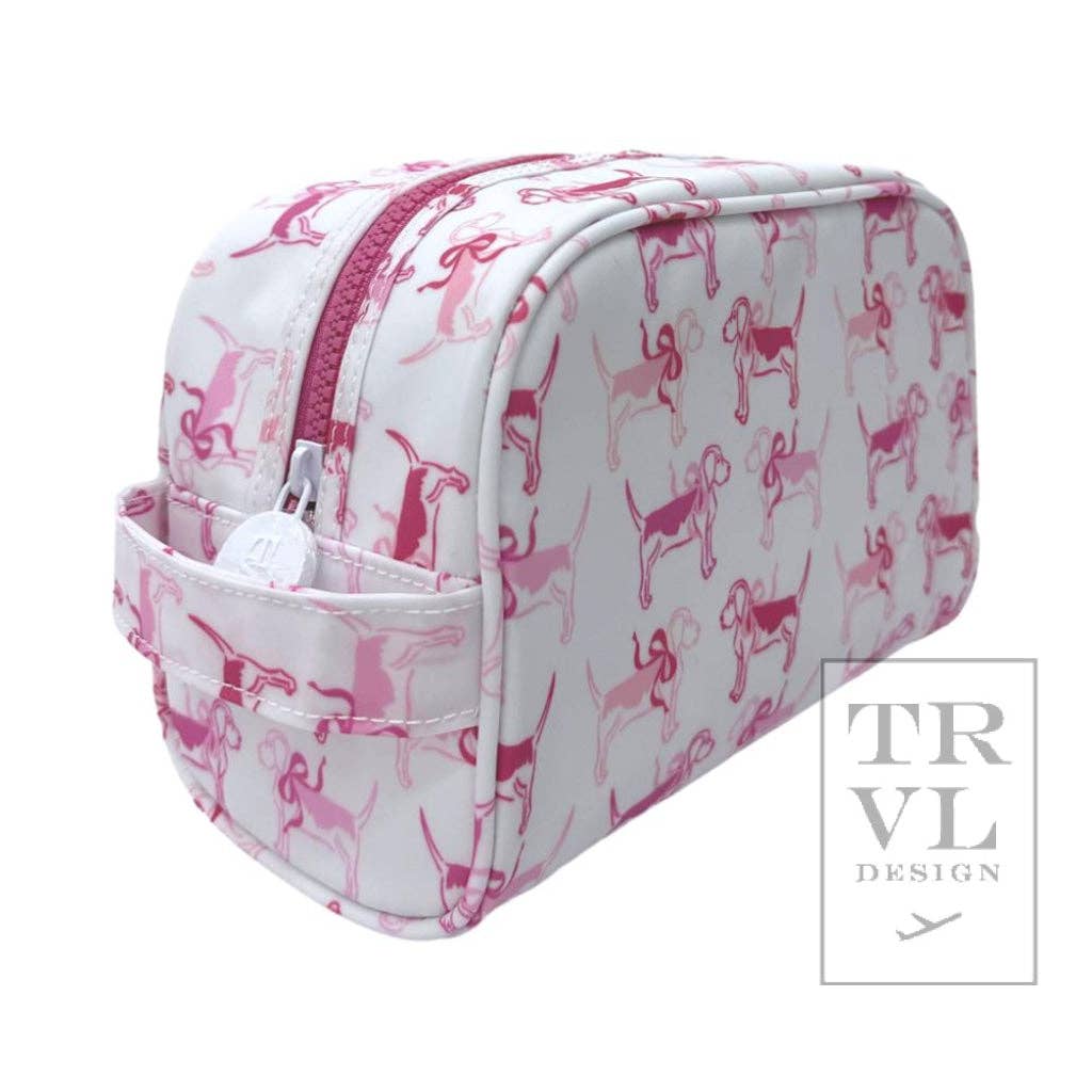 Stow It - Puppy Love Pink Dopp Kit Bag - Premium Cosmetic Bag from TRVL Design - Just $29.95! Shop now at Pat's Monograms