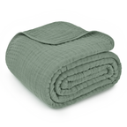 Adult Muslin Cotton Throw - Fern - Premium blankets from Comfy Cubs - Just $34.95! Shop now at Pat's Monograms