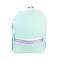 Mermaid Seersucker Medium Backpack w/ Pocket - Premium Backpack from Mint - Just $34.95! Shop now at Pat's Monograms