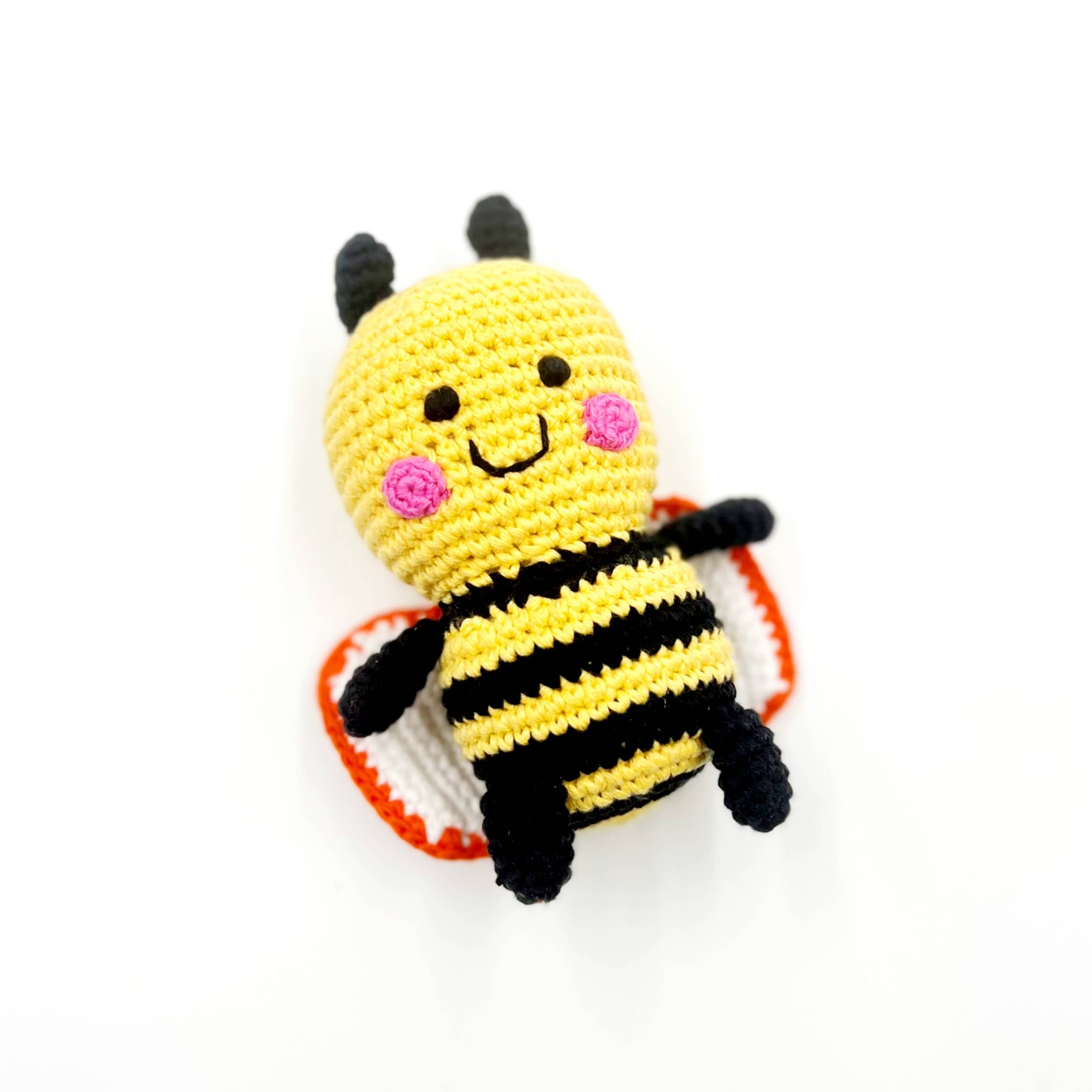 Baby Bumblebee Rattle – Garden-Themed Toy - Premium Baby Toys & Activity Equipment from Pebble - Just $18.95! Shop now at Pat's Monograms