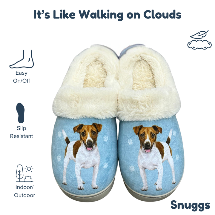 Jack Russel Snuggs Slipper - Premium Slippers from E&S Pets - Just $24.95! Shop now at Pat's Monograms