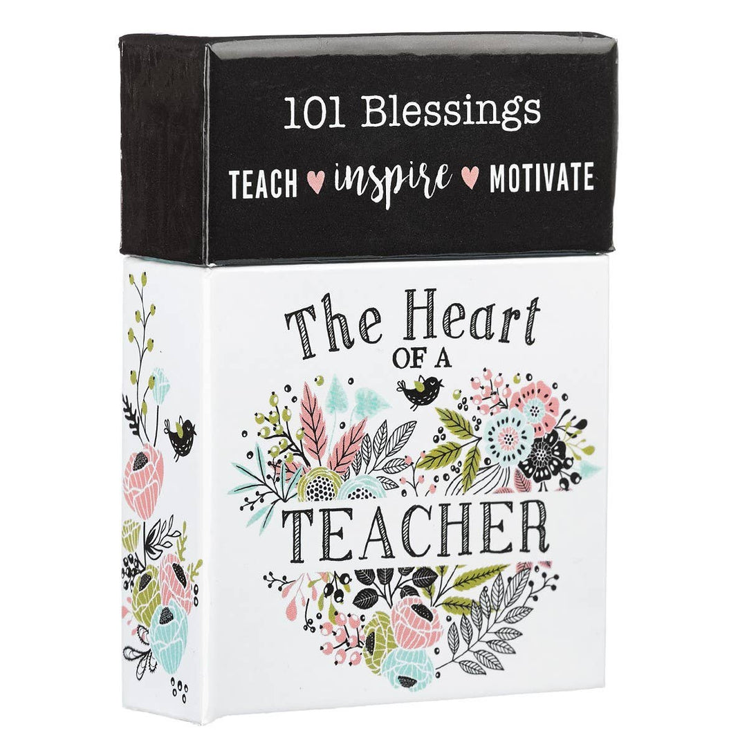 The Heart of a Teacher Box of Blessings - Premium Books and Devotionals from Christian Art Gifts - Just $4.99! Shop now at Pat's Monograms