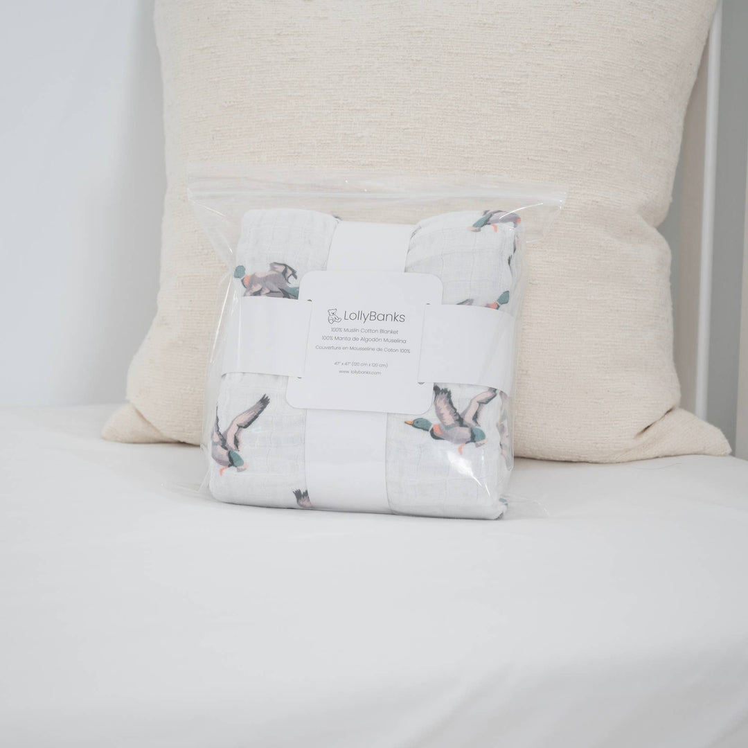 Quackin'up Baby Toddler Muslin Blanket - Premium Baby Blanket from LollyBanks - Just $29.95! Shop now at Pat's Monograms