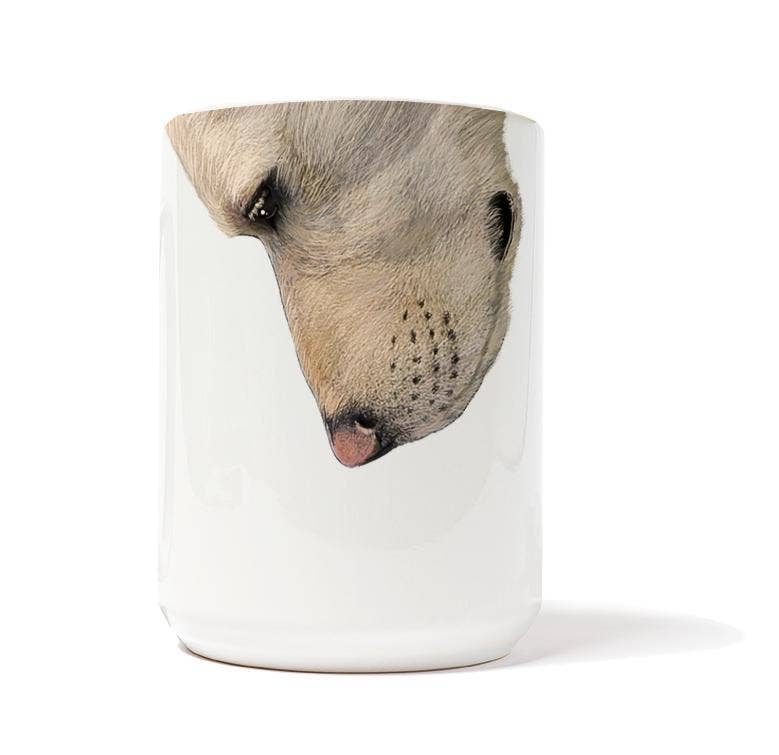 Yellow Lab Snout Mug - Premium mug from American Brand Studio - Just $17.99! Shop now at Pat's Monograms
