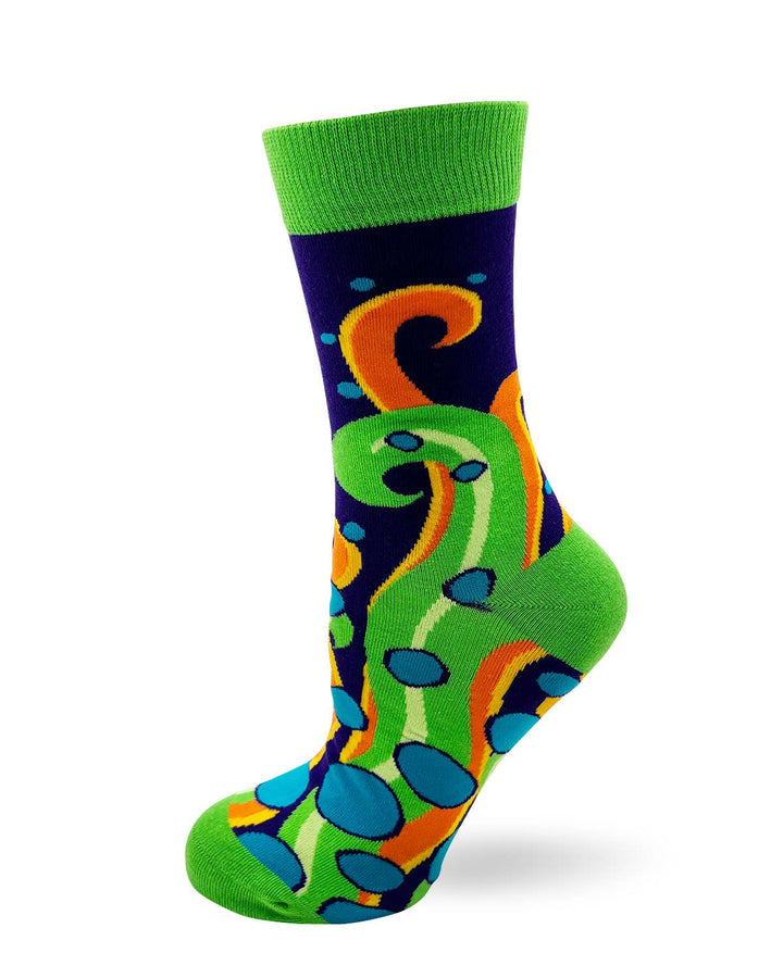 Let That Shit Go Funny Ladies' Novelty Crew Socks - Premium Socks from Fabdaz - Just $11.95! Shop now at Pat's Monograms