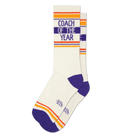 Coach Of The Year Gym Crew Socks - Premium Socks from Gumball Poodle - Just $12.95! Shop now at Pat's Monograms
