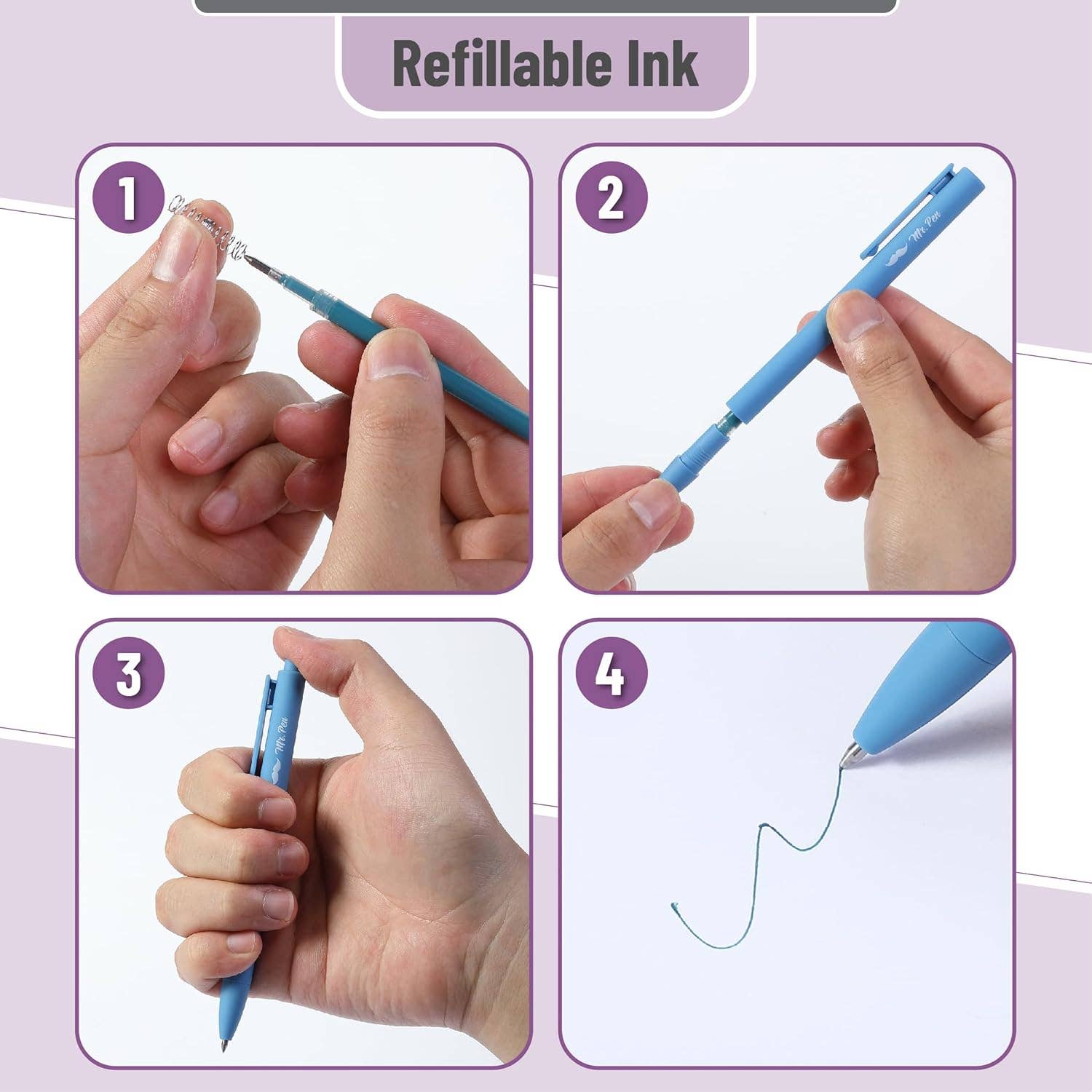 12 Pack Dark Vintage Retractable Gel Pens, 0.7mm Fine Tip - Premium  from Mr. Pen - Just $10.95! Shop now at Pat's Monograms